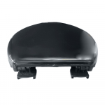 Celmac Sapphire Standard Close Toilet Seat & Cover With Bottom Fix Plastic Hinge Black SSP11BL