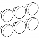 Keramag Emani Toilet Seat Cover Only Buffer Set White 598146000