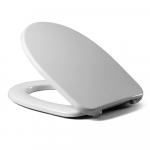 Lecico Malaga Space Saver Standard Close Toilet Seat & Cover White STWHSMG