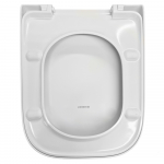 Geberit Selnova Square Top Fix Soft Close Toilet Seat and Cover White 501.556.01.1