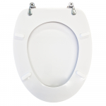 Azzurra Full 56 Standard Close Toilet Seat & Cover Polyester Resin White C1800LM56/FULL