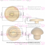 Duravit 1930's Seat Buffer Set - 1001460000
