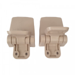 Bemis HG55 PL Replacement Toilet Seat Hinge Set - HG0055068 Beige