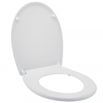 Celmac Casablanca Soft Close Quick Release Toilet Seat & Cover White 20120728