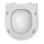 Pressalit Objecta D Pro Polygiene Standard Close Top/Bottom Fixing Toilet Seat & Cover White 998011-DH4999