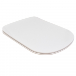 Imex Ceramics Liberty Slim Soft Close Quick Release Duraplus Toilet Seat & Cover White S10150SCQR