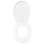 Silverdale BCS Soft Close Toilet Seat & Cover Duraplast White BCSEACHHWHISC