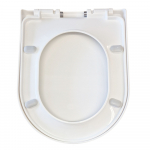 Kartell K-VIT Soft Close Quick Release Wrapover D Toilet Seat And Cover White SEA101D