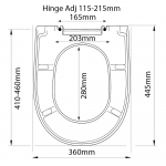 Creavit Mare Soft Close Quick Release Toilet Seat & Cover White KC1703.02.0000E