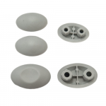 Villeroy & Boch Arriba Toilet Seat and Cover Buffer Set Grey 92209200