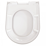 BagnoDesign Corsair Soft Close Wrapover Toilet Seat And Cover White BDS-COR-701024-A-WH