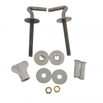 Pressalit Plaza 178 Fixed Bottom Fix Toilet Seat Hinge Set BA1P999