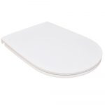 AXA DP Slim Soft Close Quick Release Toilet Seat & Cover Gloss White AF8401
