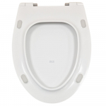 Simas LFT Spazio Slim Soft Close Toilet Seat & Cover White LFT006
