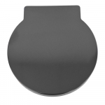 Ideal Standard Space Alternative Soft Close Quick Release Toilet Seat & Cover Black CH.SPACESOFTBLK