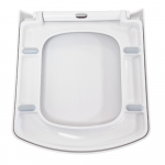 Bagno Design Savoia Soft Close Quick Release Toilet Seat & Cover White BDS-SAV-330-C-WH