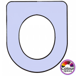 Twyford Entice (165mm) Standard Close Replacement Toilet Seat & Cover Lacquered Wood CH-TWY-E165