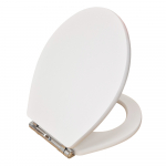 Hudson Reed Richmond Wooden Soft Close Quick Release Toilet Seat & Cover White NLS199