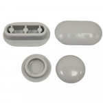Catalano Velis57 5V57STF00 Replacement Toilet Seat & Cover Buffer Set Grey 5SETPARAVL