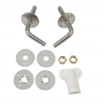 Pressalit Bottom Fix Toilet Seat Hinge Set BD6999