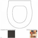 Ideal Standard Create Solid Wood Replacement Toilet Seat & Cover Soft Close BBSC.IDE.CRE.BHF