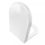 Bauhaus Status Round Soft Close Toilet Seat & Cover White SR6105W