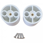 Armitage Shanks Dania Raised Toilet Seat Buffer Set White SV57601