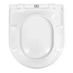 Britton Bathrooms Shoreditch Round Soft-Close Toilet Seat & Cover White SHR.047