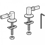 Geberit Selnova Toilet Seat Hinge Set 598018000