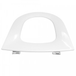 Pressalit Objecta D Polygiene Standard Close Bottom Fixing Toilet Seat Without Cover White 171011-BR7999