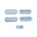 Keramag Plus4 Toilet Seat and Cover Buffer Set White 598123000