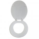 Cassellie Wooden Standard Close Toilet Seat & Cover White WTS001