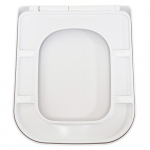 Eastbrook Bijou Square Soft Close Toilet Seat & Cover White 26.0070