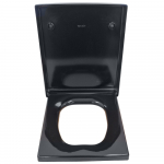 Duravit Vero Soft Close Toilet Seat & Cover Black 0067690800