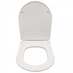 Vitra Integra Round Slim Soft Close Toilet Seat & Cover White 110-003-009