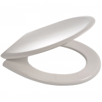 Celmac Neon Standard Close Toilet Seat & Cover With Plastic Bottom Fix Hinge White 20120453