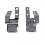 Bemis Canyon CP 1/4-20 New Replacement Toilet Seat Hinge Set - HG3345997-Chrome