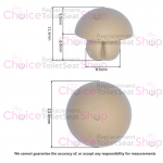 Roca Meridian-N Toilet Lid Buffer Set AV0008100R