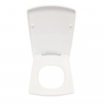Sottini Fusaro Thin Standard Close Quick Release Toilet Seat & Cover White T360001