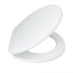 Eastbrook Sherwood Soft Close Toilet Seat & Cover White Ash With Chrome Hinges 34.0125