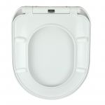 Rak Ceramics Compact Soft Close With Quick Release Toilet Seat & Cover White RAKSEAT010