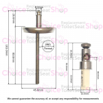 Gala Street Soft Close Toilet Seat Hinge Set 5383800