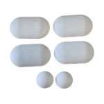 Geberit ONE Toilet Seat and Cover Buffer Set White 243.986.00.1
