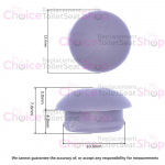 Imex Ceramics Blade Toilet Seat Lid Only Buffer Set LIDBUFF870