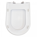 Azzurra Thin 56 Soft Close Toilet Seat & Cover White THI1856/F