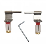 Gala Aris Standard Close Fixed Toilet Seat Hinge Set 5383500