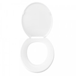 Celmac Flamenco Standard Close Toilet Seat & Cover With Top Fix Stainless Steel Hinge White 20120363