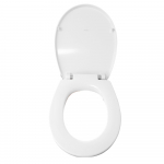 Pressalit T Soft With Soft Close Top Fixing Toilet Seat & Cover White 742000-D02999