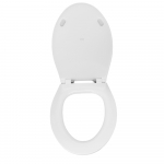 Simas LFT Spazio Slim Standard Close Toilet Seat & Cover White LFT005