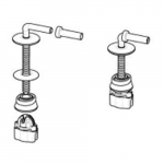 Laufen Pro Standard Toilet Seat Hinge Set H8902190000631 - 8.9021.9.000.063.1